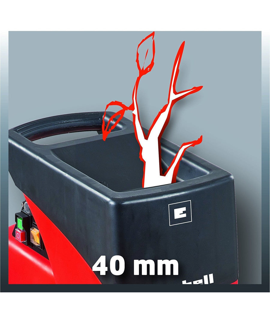 Trituratore Einhell Gc-rs 2540 Ad Ingranaggi Trita Rami 2500 W Biotrituratore         