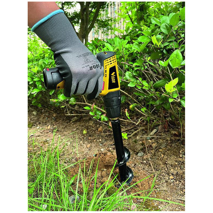 Trivella per trapani Vigor, acciaio verniciato, 6x32 cm