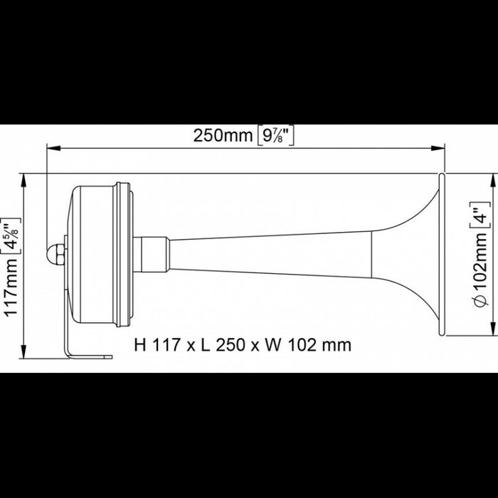 TROMBA A CORNETTO 12V.