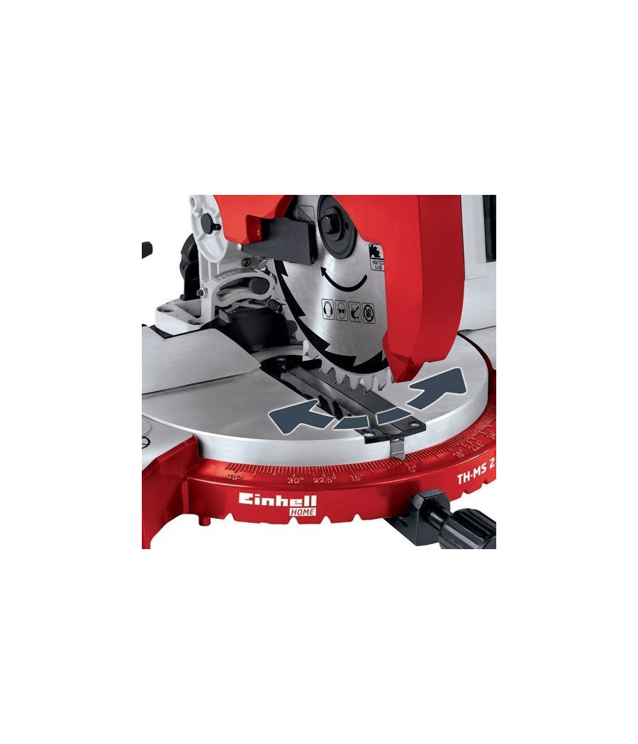 Troncatrice Per Legno Einhell Th-ms 2513 T Con Lama Diametro Da 250mm 1800w Prof         