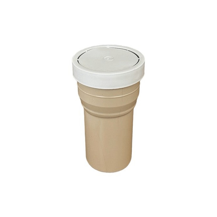 Tronchetto wc con guarnizione in pvc : Colore - Avorio, Diametro - 100