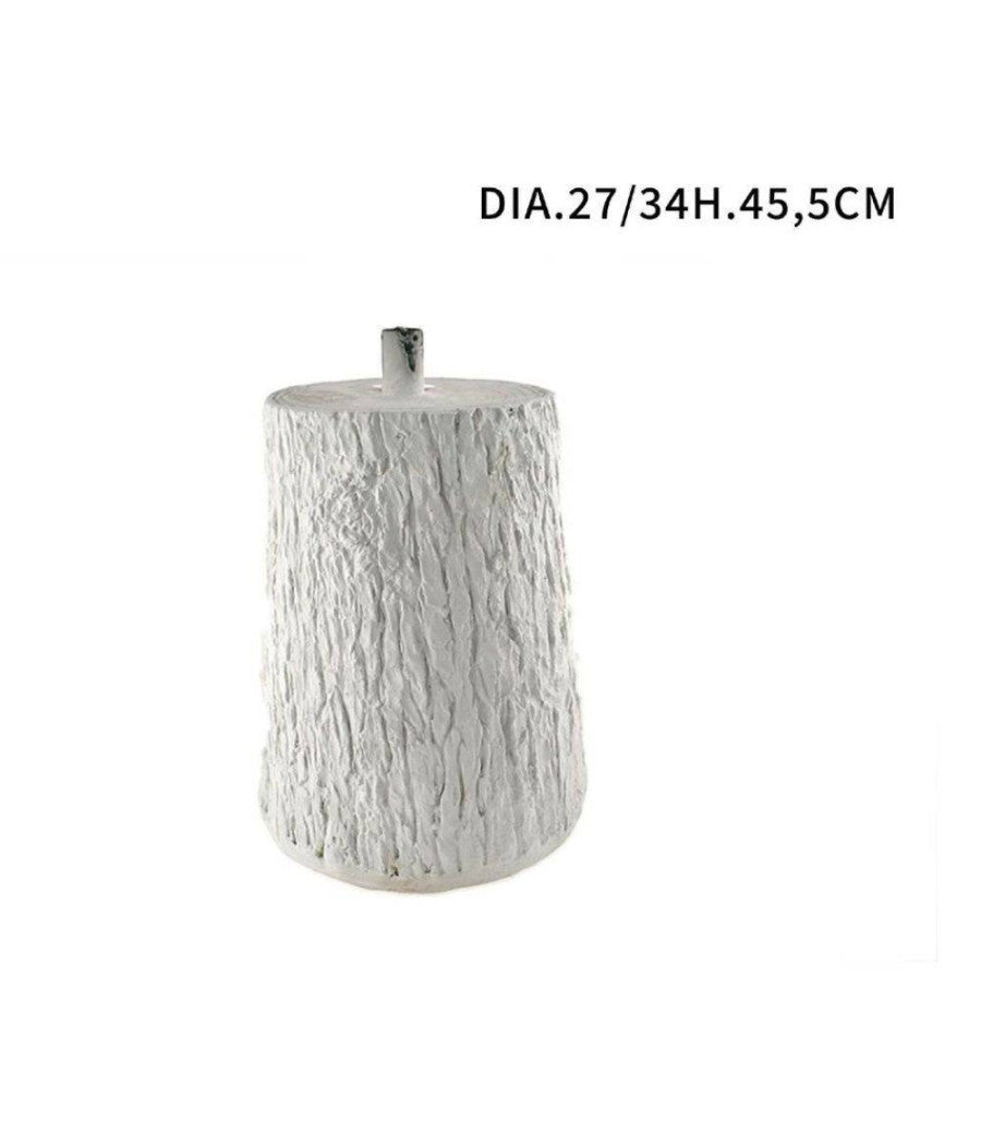 Tronco Colore Bianco Base Supporto Per Albero Di Natale Effetto Legno Diam.27         
