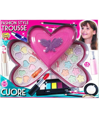 Trousse Fashion Style Trucco Ombretti E Rossetto Gioco Sicuro Per Bambine Età  5+         