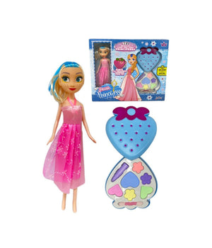 Trousse Piccola Principessa Con Bambola Make-up Per Bambine 5+ Gioco Testato         