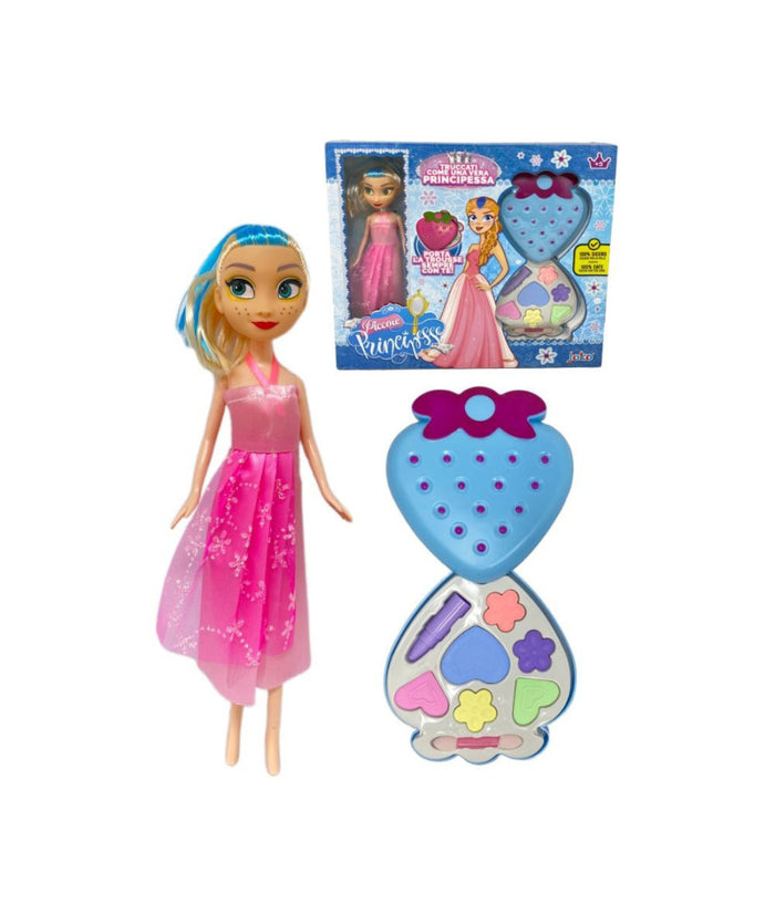 Trousse Piccola Principessa Con Bambola Make-up Per Bambine 5+ Gioco Testato         