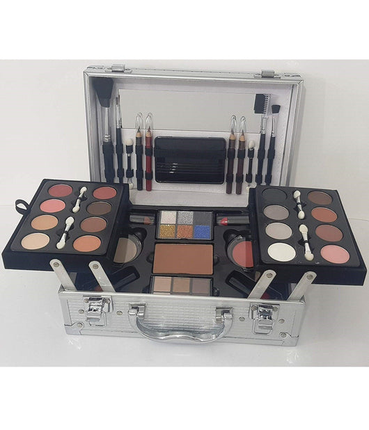 Trousse Valigetta Make Up M001 Trucco Ombretti 50 Pezzi Porta Palette Cosmetici         