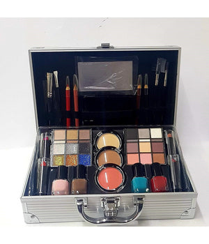 Trousse Valigetta Make Up M002 Trucco Ombretti 44 Pezzi Porta Palette Cosmetici         
