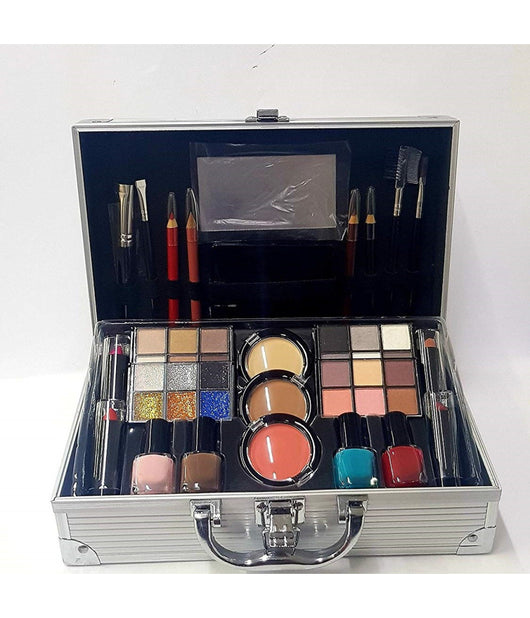 Trousse Valigetta Make Up M002 Trucco Ombretti 44 Pezzi Porta Palette Cosmetici         