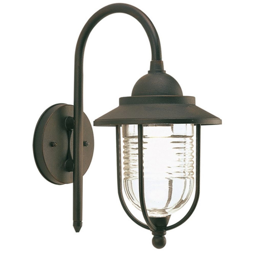 Applique grande modello porto color ruggine cm 51