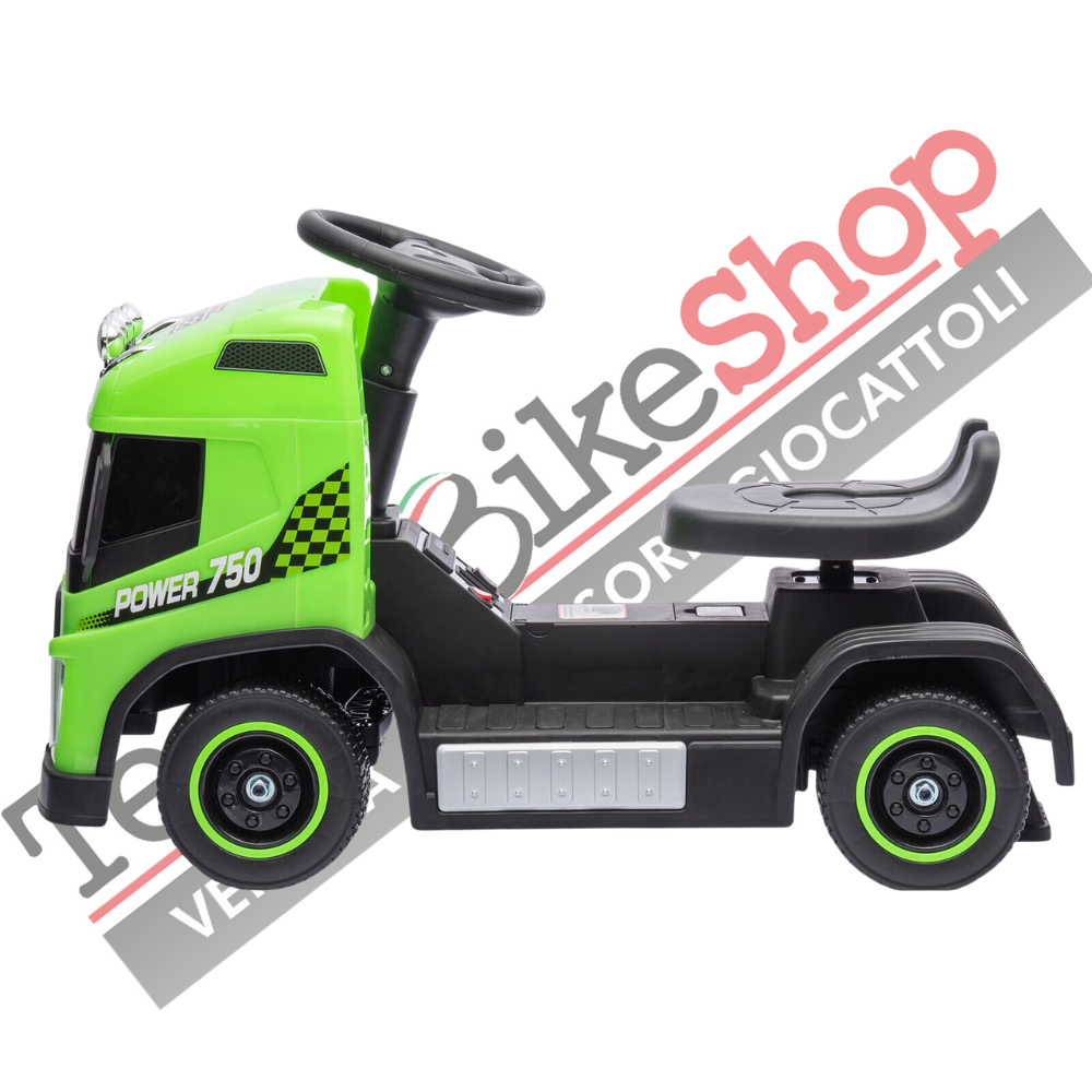 Camion Elettrico Per Bambini SMALL TRUCK 6V -Verde