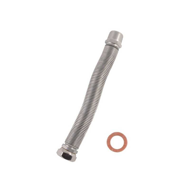 Tubo Acqua Inox M1/2"-F1/2" 20,0/40,0 Estensibile