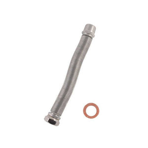 Tubo Acqua Inox M1/2"-F1/2" 6,5/12,5 Estensibile