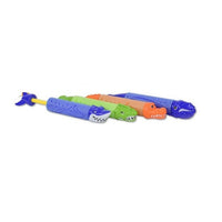 Trade Shop - Tubo Cannone Spara Acqua 33x5cm Forma Animale Con Motivi Misti Gioco Bambini 6559073 -