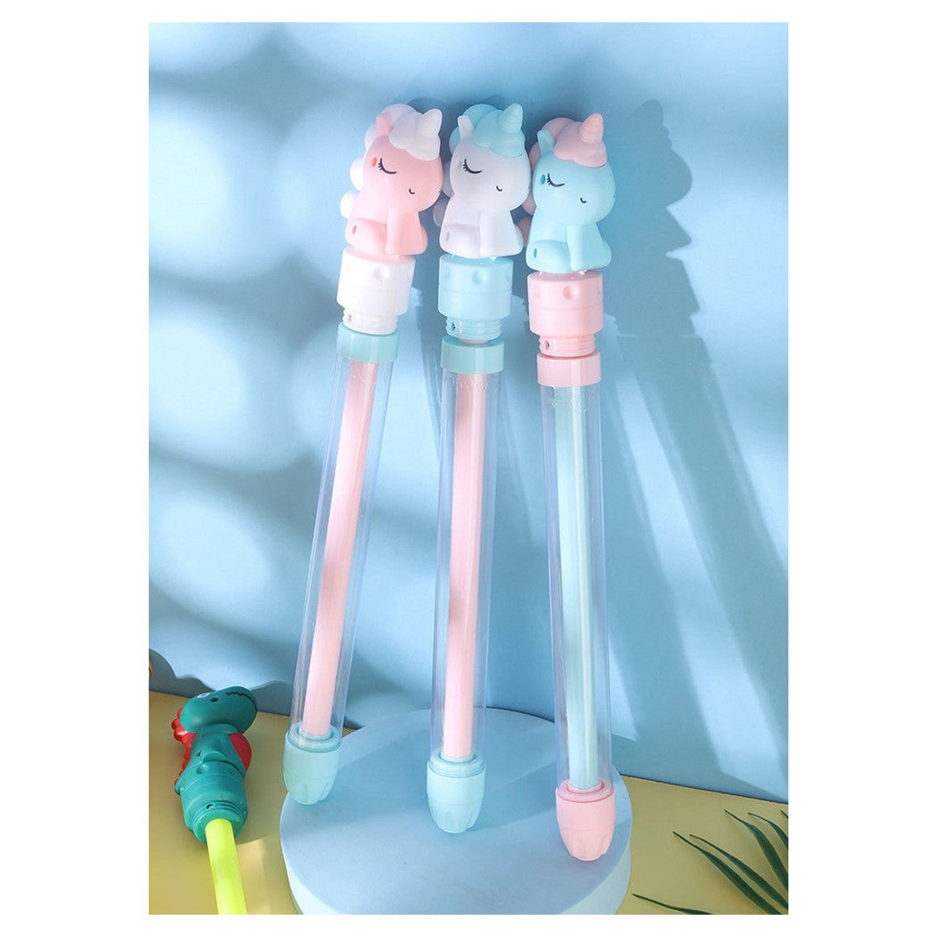 Trade Shop - Tubo Cannone Spara Acqua A Forma Di Unicorno 36.6cm Gioco Per Bambini Estate 6737021 -