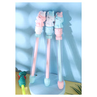 Trade Shop - Tubo Cannone Spara Acqua A Forma Di Unicorno 36.6cm Gioco Per Bambini Estate 6737021 -