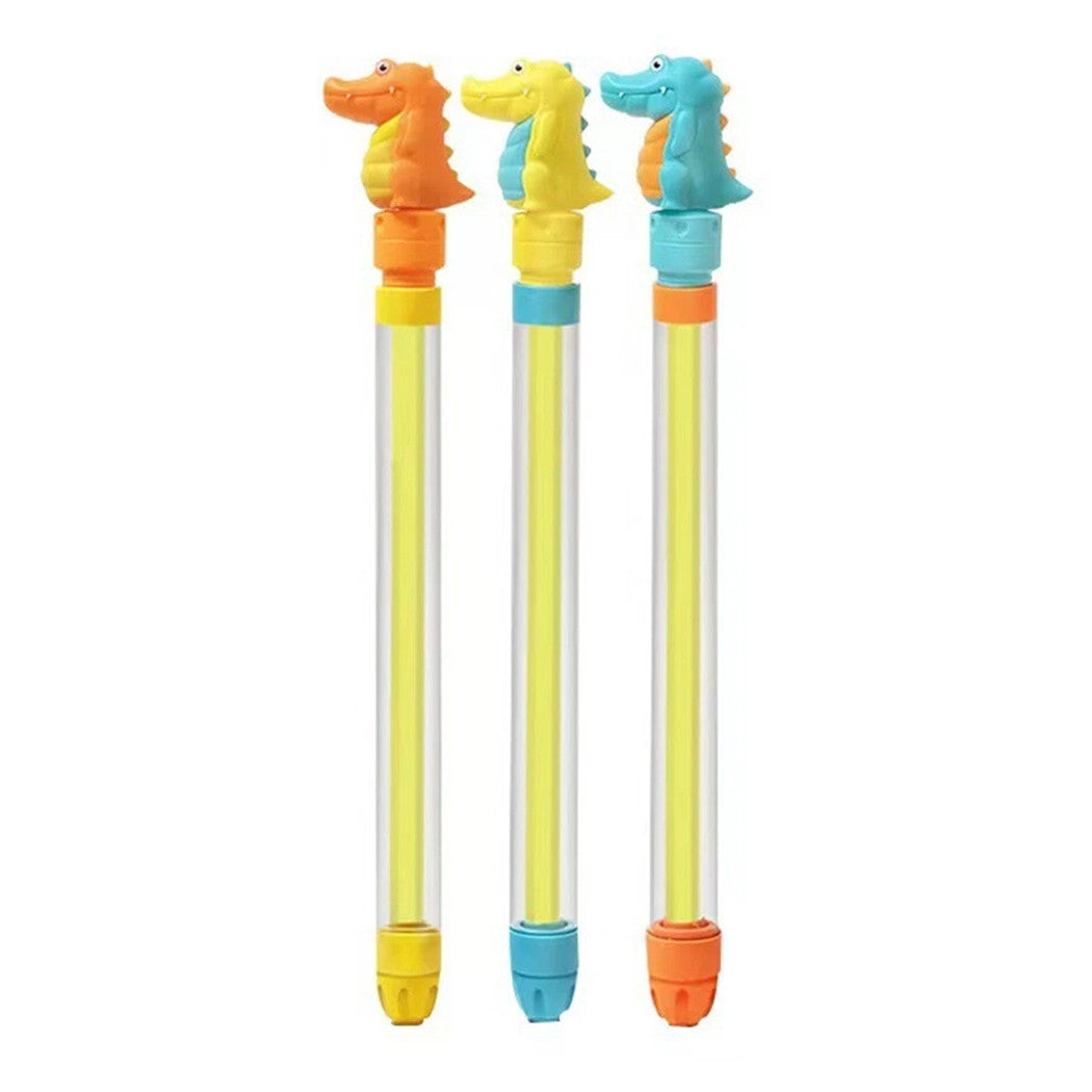 Trade Shop - Tubo Cannone Spara Acqua Coccodrillo Giocattolo Bambini Spiaggia Estate 36.6cm 6737022 -