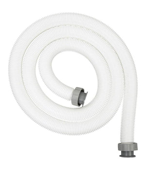 Trade Shop - Tubo Da 3 Mt Diam.38 Mm Per Pompe Filtri A Sabbia Bianco Ricambio Piscina 58368 -