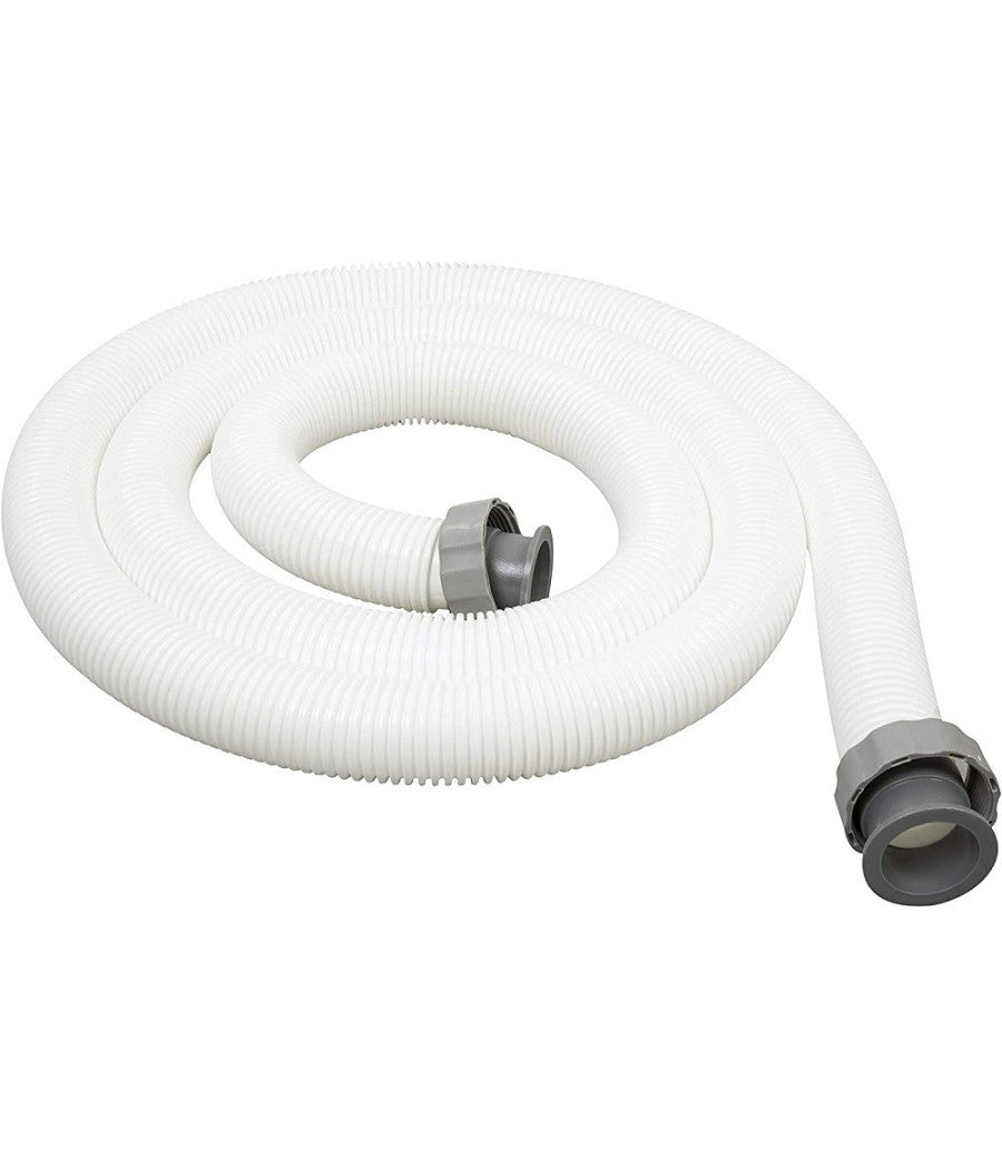 Trade Shop - Tubo Da 3 Mt Diam.38 Mm Per Pompe Filtri A Sabbia Bianco Ricambio Piscina 58368 -