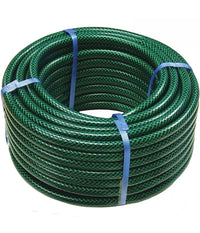 Tubo Da Giardino Rinforzato 50 Mt Verde Classico 3 Strati Bobina Irrigazione         