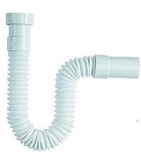 Tubo Di Scarico 1 1/4 Acqua Lungo Per Sifone Flessibile Lavabo Lavandino Bidet         