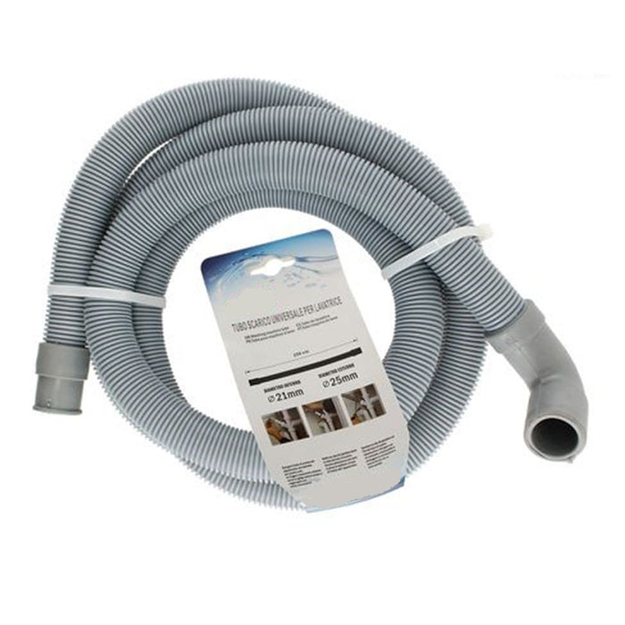 Trade Shop - Tubo Di Scarico Universale Per Lavatrice Lavastoviglie Da 250 Cm Corrugato 59055         