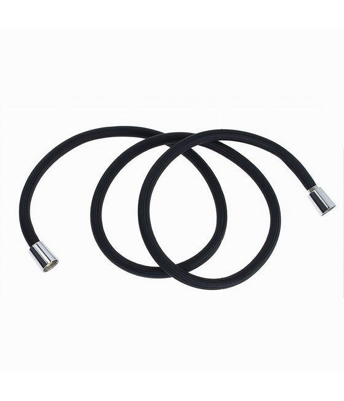 Tubo Doccia Flessibile 1.5 Mt Nero Opaco 150 Cm Bagno Laccio Doccetta Box 87287         