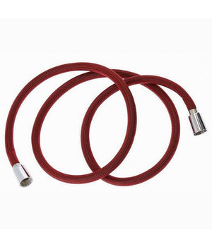 Tubo Doccia Flessibile 1.8 Metri Rosso 180cm Laccio Bagno Per Doccetta Box 87282         