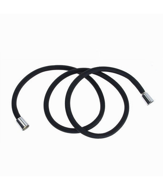 Tubo Doccia Flessibile 1.8metri Nero Opaco 180cm Bagno Laccio Doccetta Box 87288         