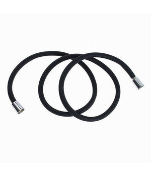 Tubo Doccia Flessibile 2 Metri Nero Opaco 200 Cm Bagno Laccio Doccetta Box 87289         