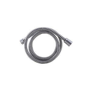 Tubo flessibile per doccia Brixo in PVC cromato – lunghezza 1,5 m, attacchi inox ½"