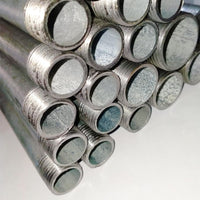 Tubo in acciaio zincato barra da 6mt ( 2x3mt ) per condotte di acqua gas e aria, diametro 2