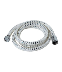 Tubo Laccio Flessibile Doccia Biflex Cromo Bianco Universale Lunghezza 2mt 69226         