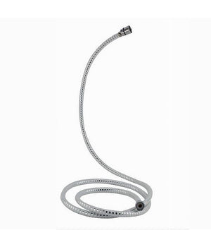 Tubo Laccio Flessibile Doccia Biflex Cromo Bianco Universale Lunghezza 2mt 69226         