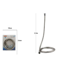 Tubo Laccio Flessibile Doccia Doccetta Vasca Bagno 2,5 Metri Universale 69218         