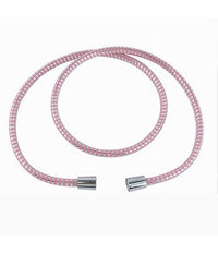 Tubo Laccio Flessibile Doccia Ricambio 1,8 Mt Laccio Pvc Rivestimento Rosa 87294         