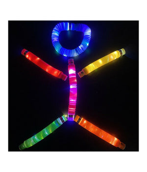 Tubo Luminoso A Led Pop Antistress Giocattolo Sensoriale Per Bambini Stretch       -1 Pezzo -