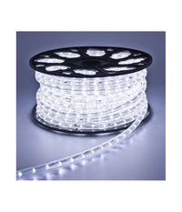 Tubo Luminoso Led 50 Metri Bianco Freddo Per Uso Esterno Controller 8giochi Luce         