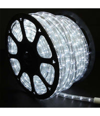 Tubo Luminoso Led 50 Metri Bianco Freddo Per Uso Esterno Controller 8giochi Luce         