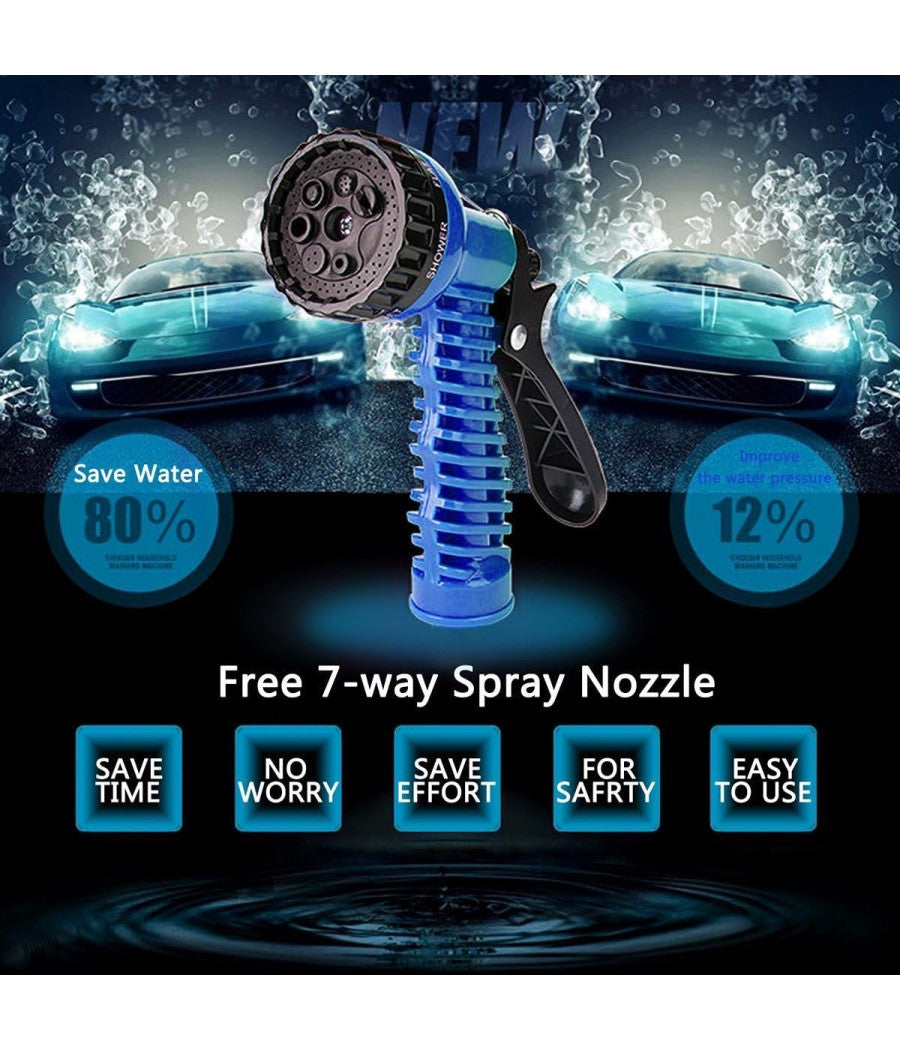 Tubo Magico Da Giardino 30 Metri Allungabile Estensibile Magic Hose Vari Colori         