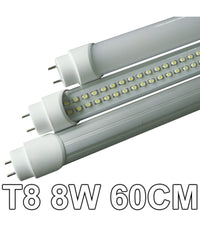 Tubo Neon Led 8w "60 Cm" T8 120 Smd Led Luce Bianca Fredda O Calda 6500k O 3000k         
