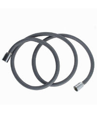 Tubo Per Doccia Flessibile 1.5metri Grigio 150cm Bagno Laccio Doccetta Box 87284         