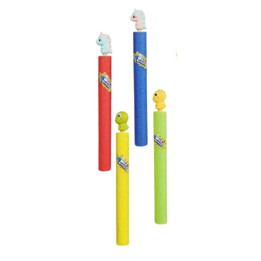 Trade Shop - Tubo Pistola Spara Acqua Con Animaletti 36x4cm Schiuma Giocattolo Per Bambini 6559062 -