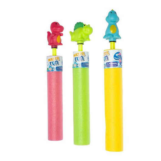 Trade Shop - Tubo Pistola Spara Acqua Con Dinosauro 35x5cm Giocattolo Per Bambini Estate 6559066 -