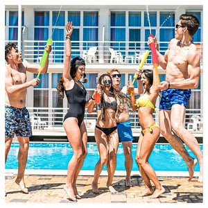 Trade Shop - Tubo Pistola Spara Acqua Con Dinosauro 35x5cm Giocattolo Per Bambini Estate 6559066 -