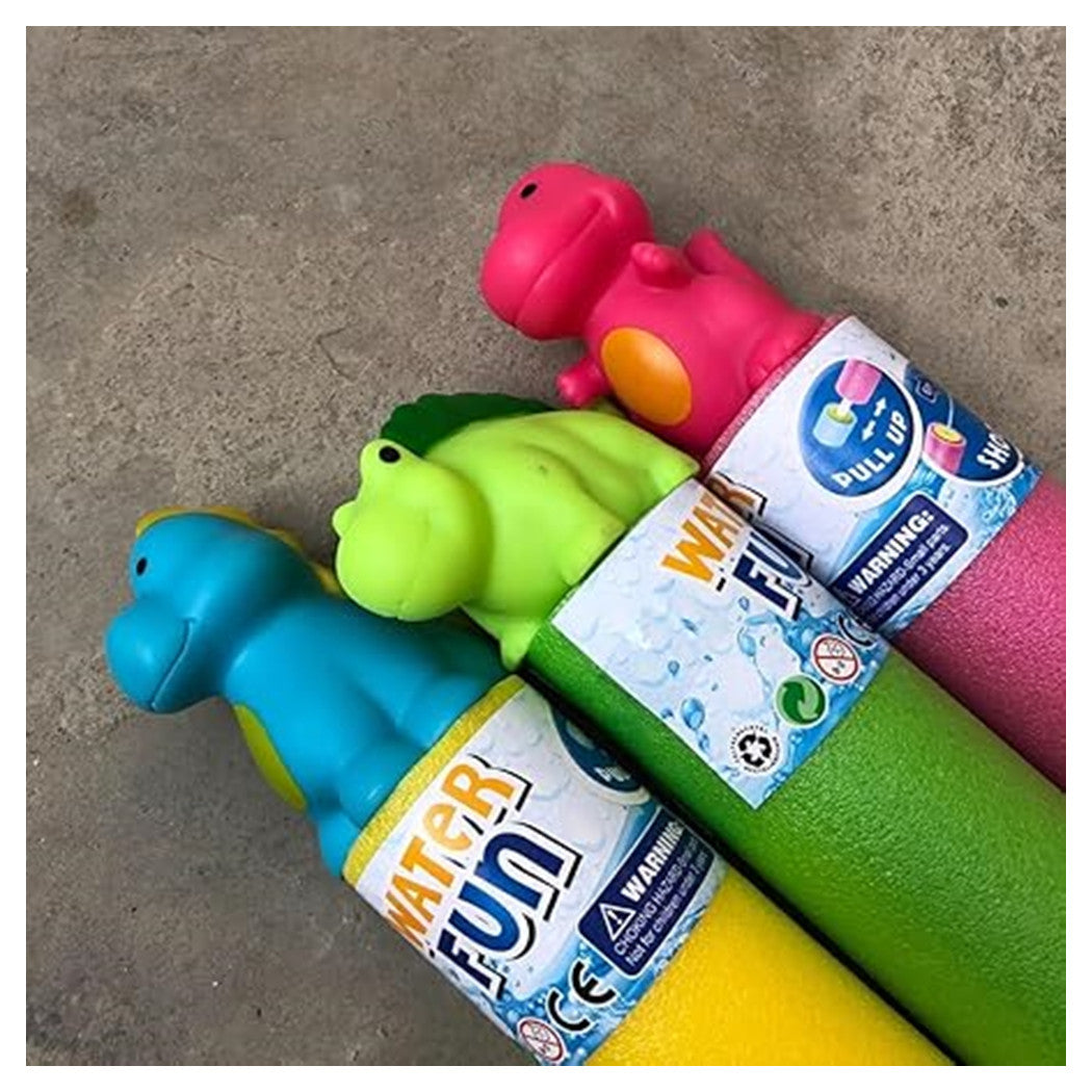 Trade Shop - Tubo Pistola Spara Acqua Con Dinosauro 35x5cm Giocattolo Per Bambini Estate 6559066 -