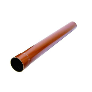 Tubo pluviale tondo colore rame rosso : Diametro - 80, Metri Lineari - 1 metro