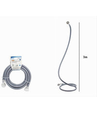 Tubo Scarico Carico Per Lavatrice Lavastoviglie Con Curva Raccordo Pipa 3mt 59052         