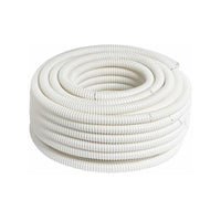 Tubo scarico condensa spiralato da 16/20mm colore bianco - 2mt
