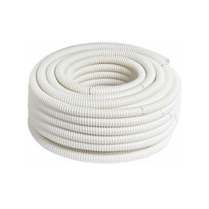 Tubo scarico condensa spiralato da 16/20mm colore bianco - 2mt