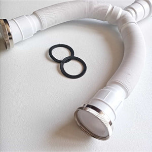 Tubo scarico flessibile jolly magic flex attacco doppio da 1+1/2